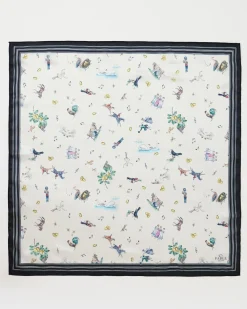 Square Scarves-Fable England 12 Days of Christmas Square Scarf