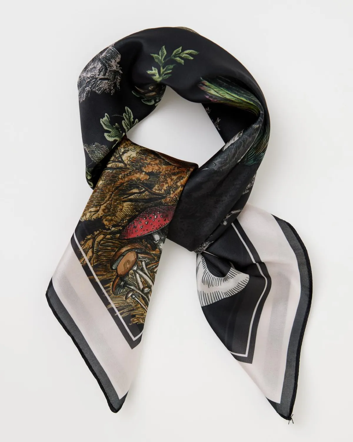 Square Scarves-Fable England A Night's Tale Narrative Square Scarf