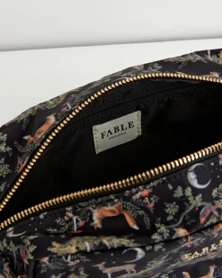 Makeup Bags-Fable England A Night's Tale Woodland Pouch Black