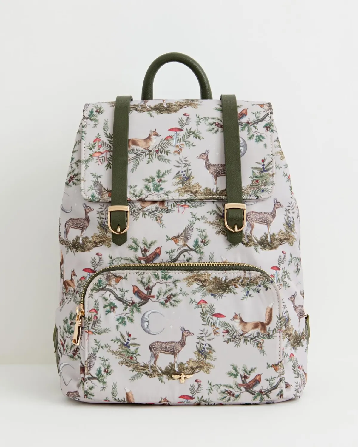 Backpacks-Fable England A Night's Tale Woodland Small Backpack - Crystal Grey
