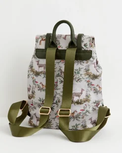 Backpacks-Fable England A Night's Tale Woodland Small Backpack - Crystal Grey