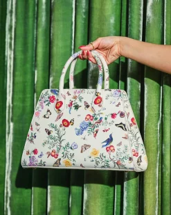 Cross Body Bags|Tote Bags-Fable England Alice Garden Medium Structured Tote