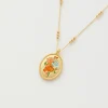 Zodiac Collection|Necklaces-Fable England Aquarius Zodiac Necklace