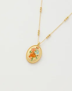 Zodiac Collection|Necklaces-Fable England Aquarius Zodiac Necklace