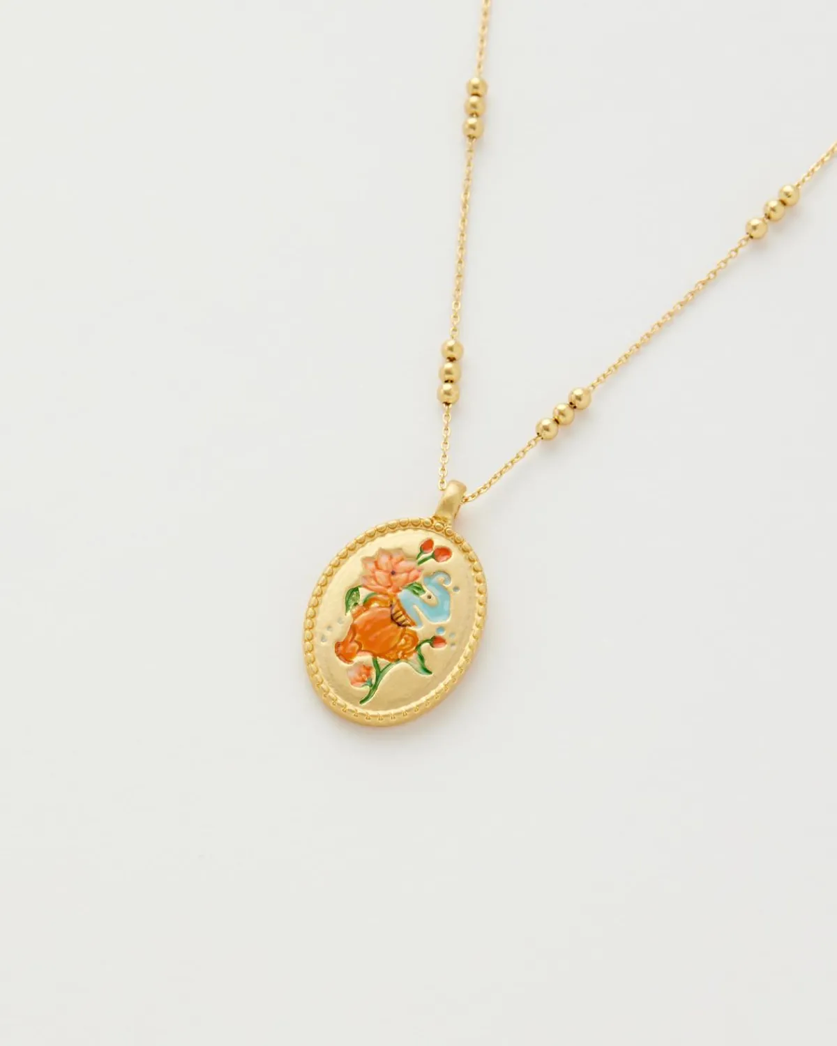 Zodiac Collection|Necklaces-Fable England Aquarius Zodiac Necklace