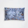 Silk Pillows-Fable England Aurora Silk Pillowcase Midnight Blue
