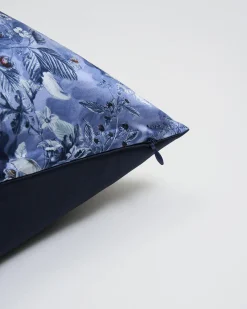 Silk Pillows-Fable England Aurora Silk Pillowcase Midnight Blue