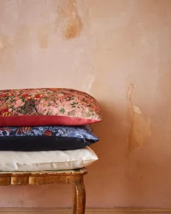 Silk Pillows-Fable England Aurora Silk Pillowcase Midnight Blue