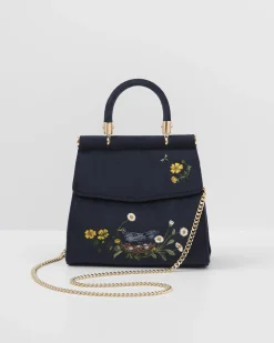 Bracelets & Bangles|Cross Body Bags-Fable England Blackbird Mini Top Handle Purse