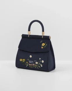 Bracelets & Bangles|Cross Body Bags-Fable England Blackbird Mini Top Handle Purse