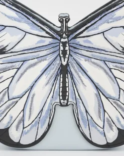 Clutch & Evening Bags|Cross Body Bags-Fable England Blue Butterfly Purse