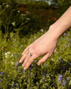 Rings-Fable England Blue Forget Me Not Ring