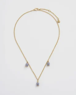 Necklaces-Fable England Bluebell Charm Necklace
