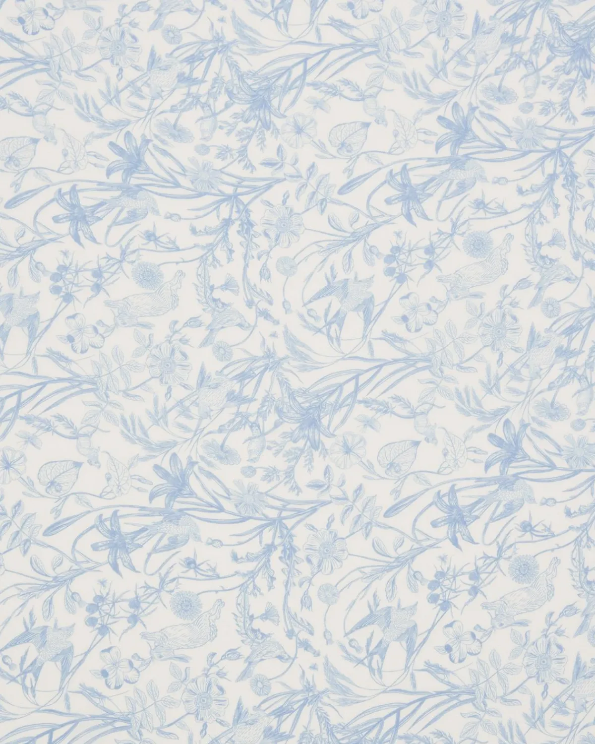 Lightweight Scarves-Fable England Bunny Blues Lightweight Scarf
