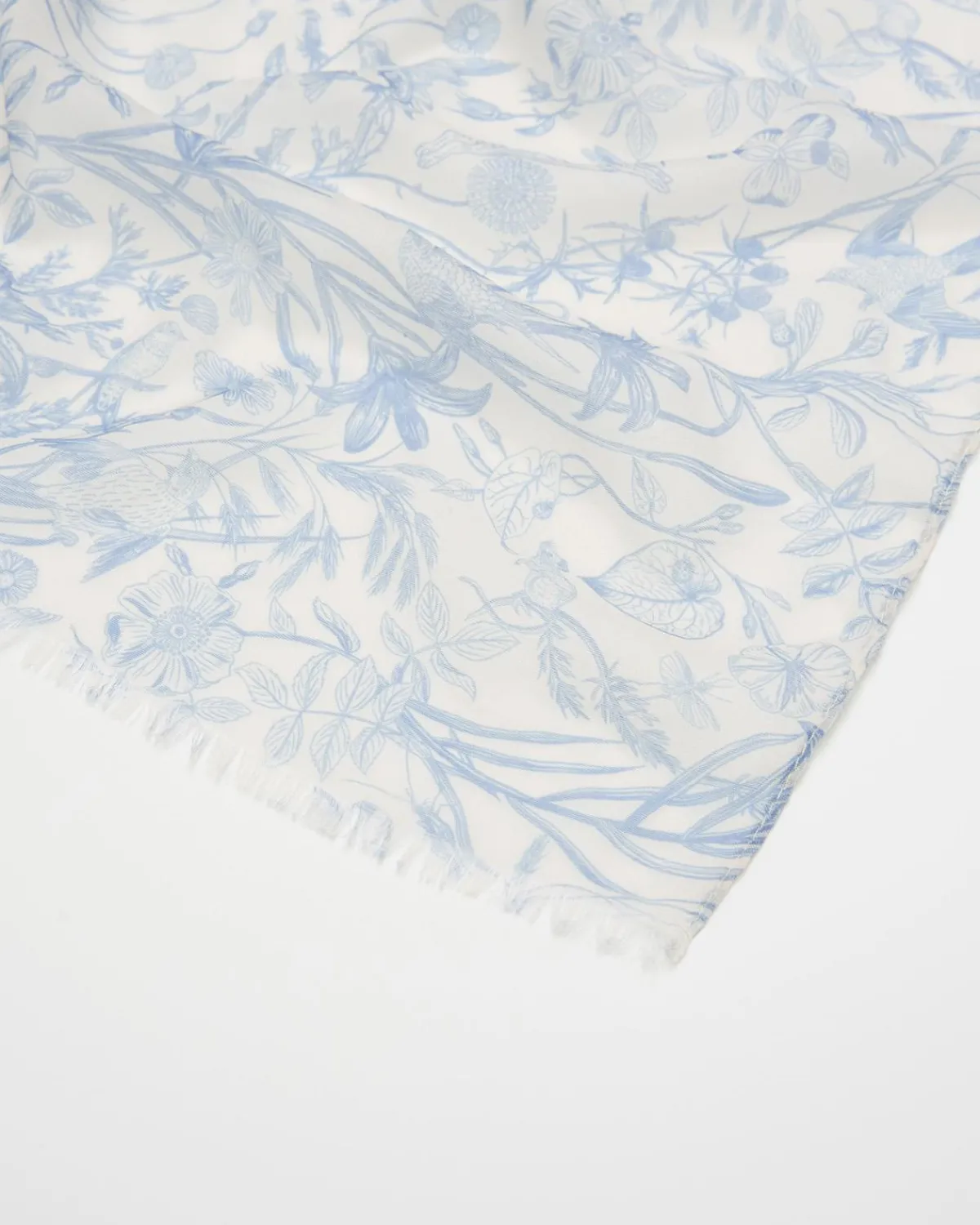 Lightweight Scarves-Fable England Bunny Blues Lightweight Scarf