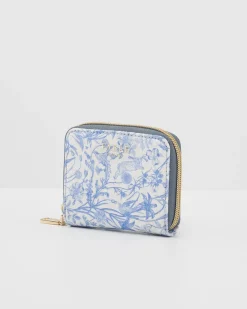 Purses-Fable England Bunny Blues Small Wallet