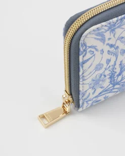 Purses-Fable England Bunny Blues Small Wallet