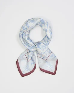Square Scarves-Fable England Bunny Blues Square Scarf