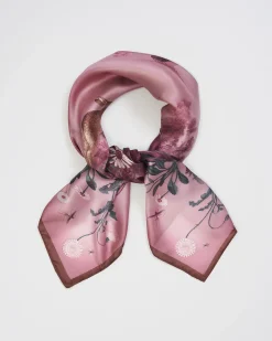 Square Scarves-Fable England Bunny Narrative Square Scarf
