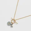 Necklaces-Fable England Butterfly & Flower Necklace