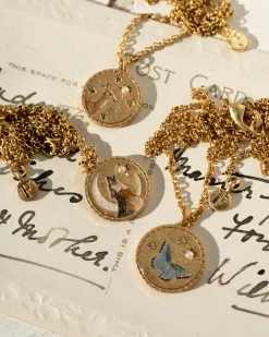 Necklaces-Fable England Butterfly Spirit Guide Pendant Necklace