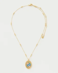 Zodiac Collection|Necklaces-Fable England Cancer Zodiac Necklace