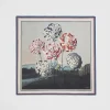 Square Scarves|Luxury Scarves-Fable England Carnations, Temple of Flora Large Square Scarf