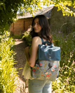 Work Bags|Backpacks-Fable England Catherine Rowe Into The Woods Backpack - Teal