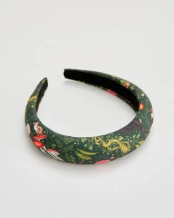 Hair Accessories-Fable England Catherine Rowe Into the Woods Green Headband