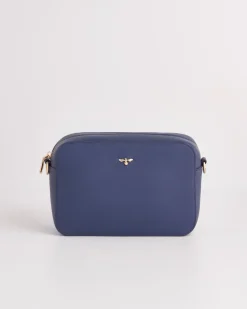 Cross Body Bags-Fable England Catherine Rowe Pet Portraits Navy Blue Camera Bag