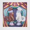 Luxury Scarves-Fable England Catherine Rowe Pet Portraits Doodle Silk Square Scarf