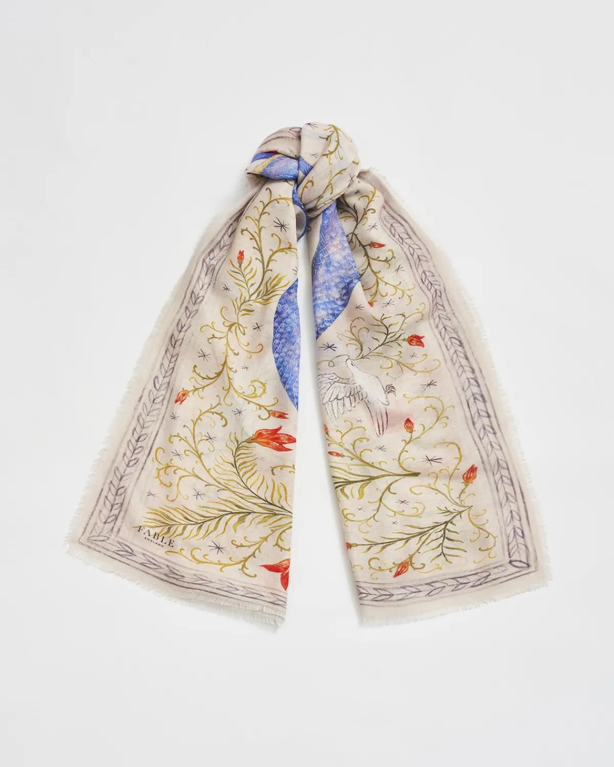 Lightweight Scarves-Fable England Catherine Rowe x Celestial Snake Lightweight Scarf