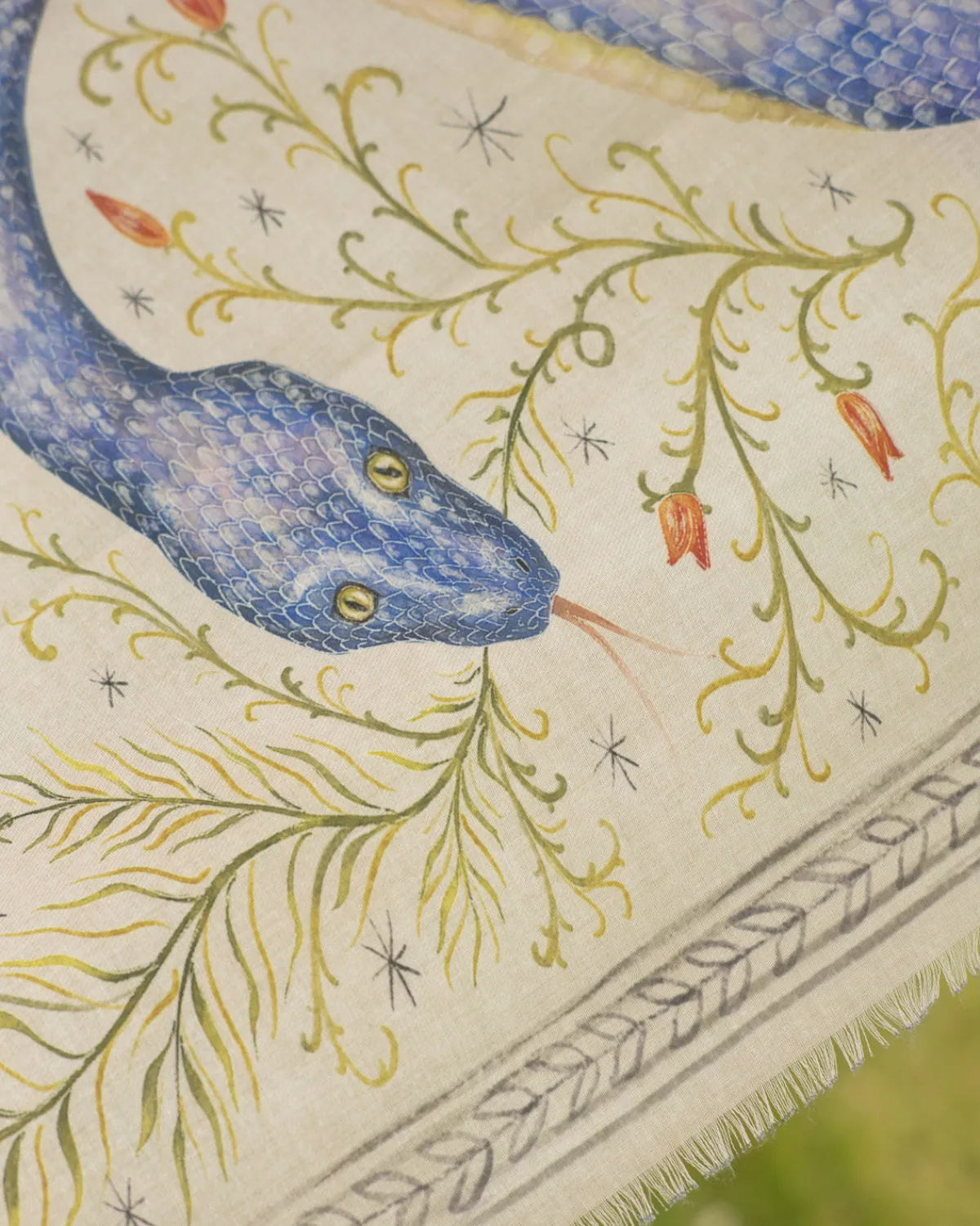 Lightweight Scarves-Fable England Catherine Rowe x Celestial Snake Lightweight Scarf