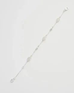 Silver Jewelry|Bracelets & Bangles-Fable England Cobweb Bracelet Silver