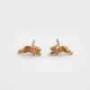 Earrings-Fable England Cozy Bunny Stud Earrings