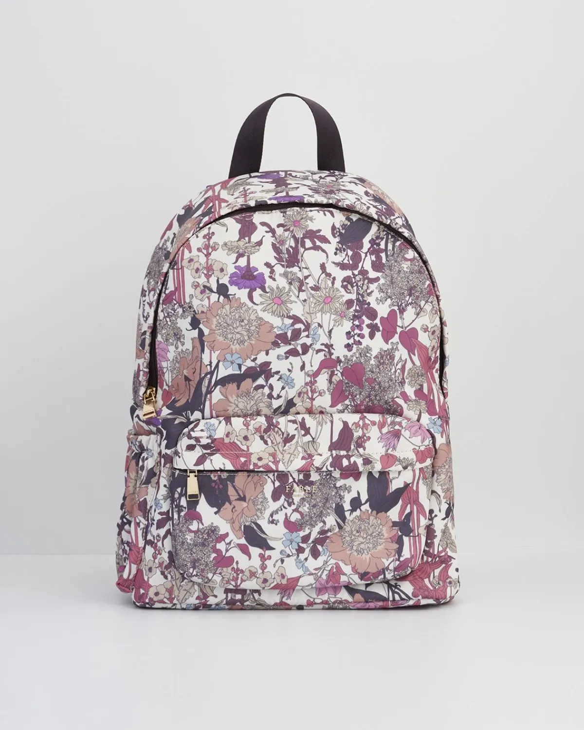 Work Bags|Backpacks-Fable England Deco Blooms Large Blackberry Backpack