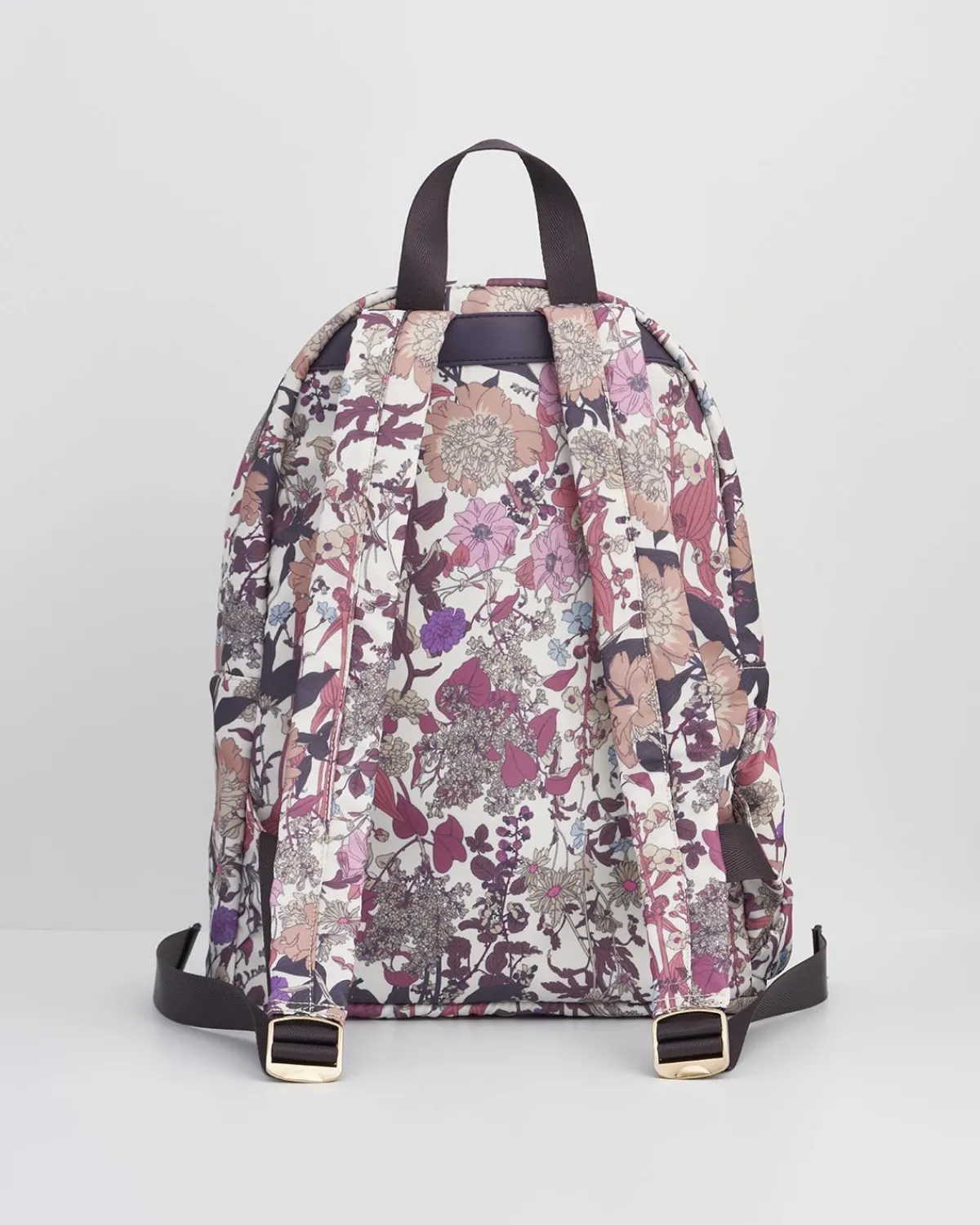 Work Bags|Backpacks-Fable England Deco Blooms Large Blackberry Backpack
