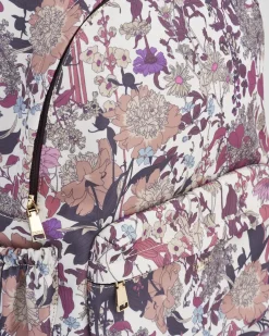 Work Bags|Backpacks-Fable England Deco Blooms Large Blackberry Backpack