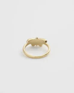 Rings-Fable England Deco Butterfly Blue Ring