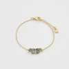 Bracelets & Bangles-Fable England Deco Butterfly Bracelet Blue