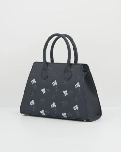 Bracelets & Bangles|Cross Body Bags-Fable England Ditsy Navy Medium Tote
