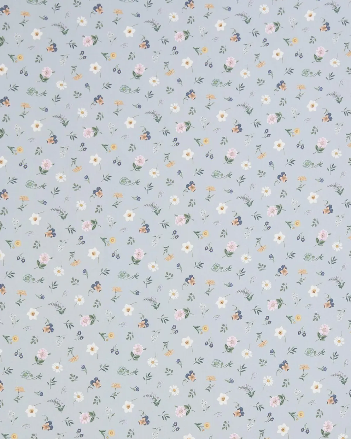 Lightweight Scarves-Fable England Ditsy Sprigs Silky Scarf