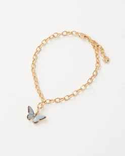 The Fable Charm Collection-Fable England Enamel Blue Butterfly Charm