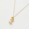 Necklaces-Fable England Enamel Dormouse Short Necklace
