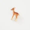 Pins & Brooches-Fable England Enamel Fawn Brooch