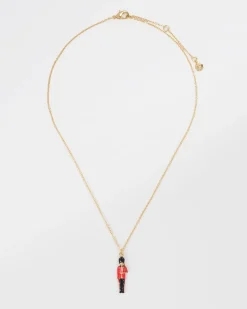 Necklaces-Fable England Enamel King's Guard Necklace