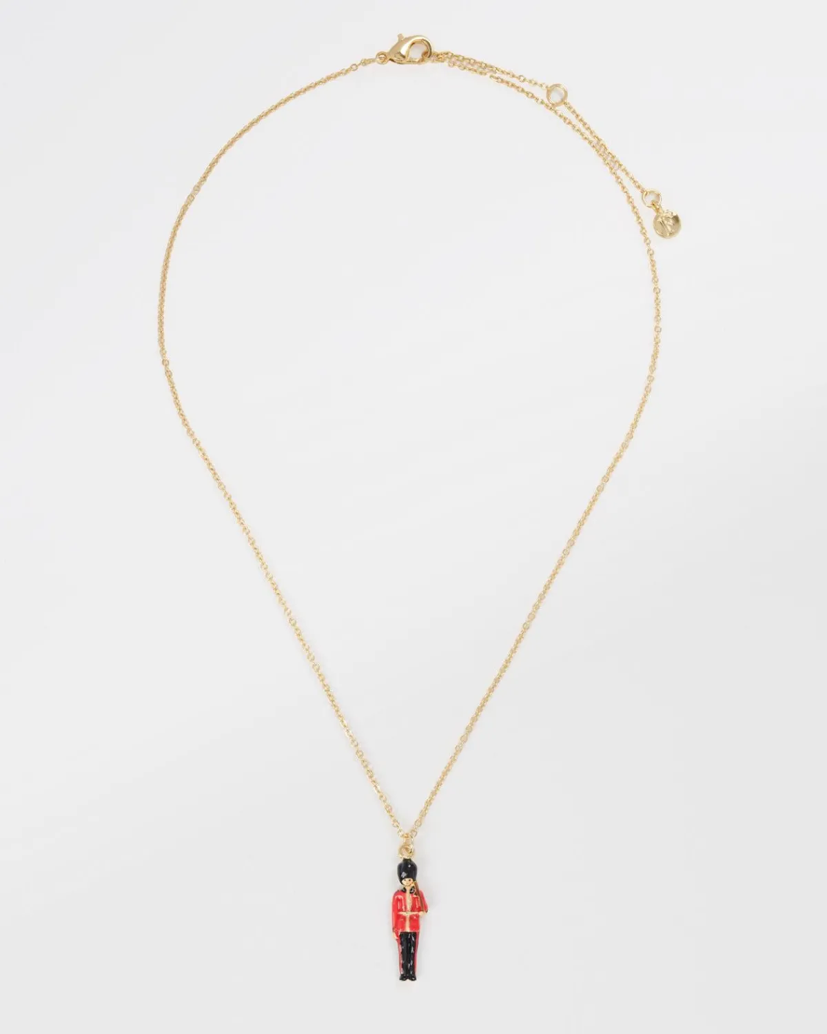 Necklaces-Fable England Enamel King's Guard Necklace