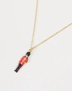 Necklaces-Fable England Enamel King's Guard Necklace
