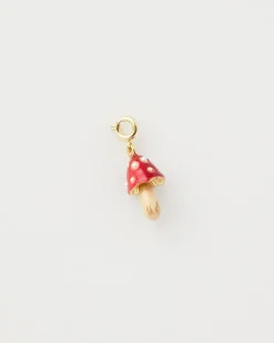 The Fable Charm Collection-Fable England Enamel Mushroom Charm