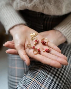 Rings-Fable England Enamel Mushroom Ring